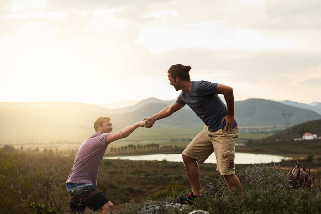 helping a friend
